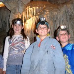 Reid Pipp Caving at 8yo