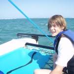 Reid Pipp sailing catamaran